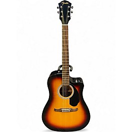 Used Fender FA125CE 2 Color Sunburst Acoustic Guitar