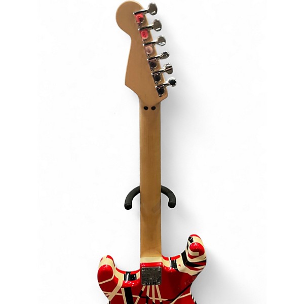 美品！EVH Striped Red with Black Stripes Evh Striped Series - red with black stripes Str shape