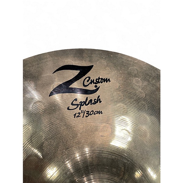 Used Zildjian 12in Z Custom Splash Brilliant Cymbal