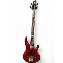 Used ESP LTD B104 Wine Red Electric Bass Guitar