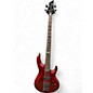Used ESP LTD B104 Wine Red Electric Bass Guitar thumbnail