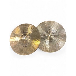 Used Paiste 14in Signature Dark Crisp Hi Hat Pair Cymbal