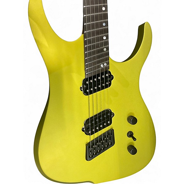 Used Ormsby Hypemachine H1 Nuke Yellow Solid Body Electric Guitar