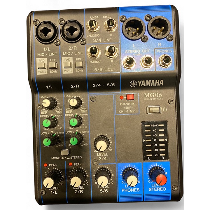 Yamaha MG06 ミキサー YAMAHA ( ヤマハ ) MG06 アナログミキサー 送料無料 | サウンド