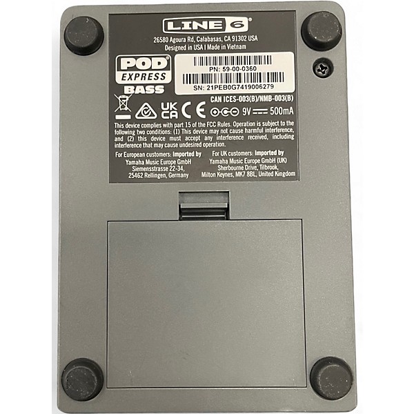 Used Line 6 POD EXPRESS BASS Effect Processor