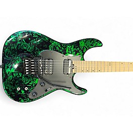Used Schecter Guitar Research Sun Valley Super Shredder Green Solid Body Electric Guitar