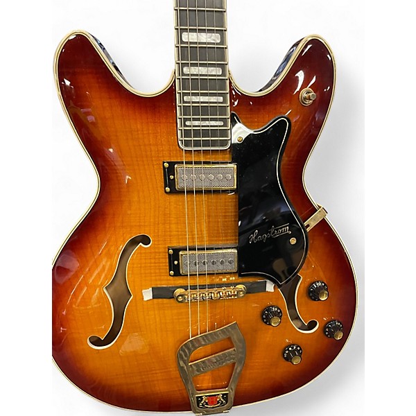 Used Hagstrom '67 Viking II Limited-Edition Vintage Sunburst Hollow Body Electric Guitar