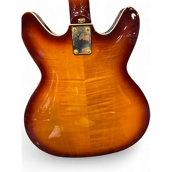 Used Hagstrom '67 Viking II Limited-Edition Vintage Sunburst Hollow Body Electric Guitar
