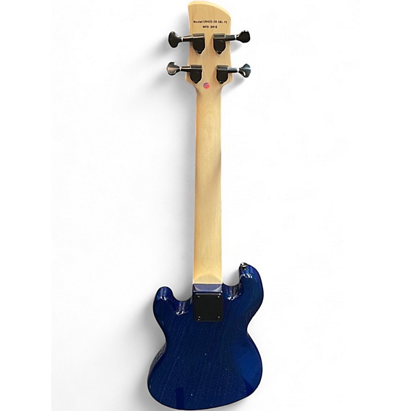 Used Kala U-Bass Mini Blue Electric Bass Guitar