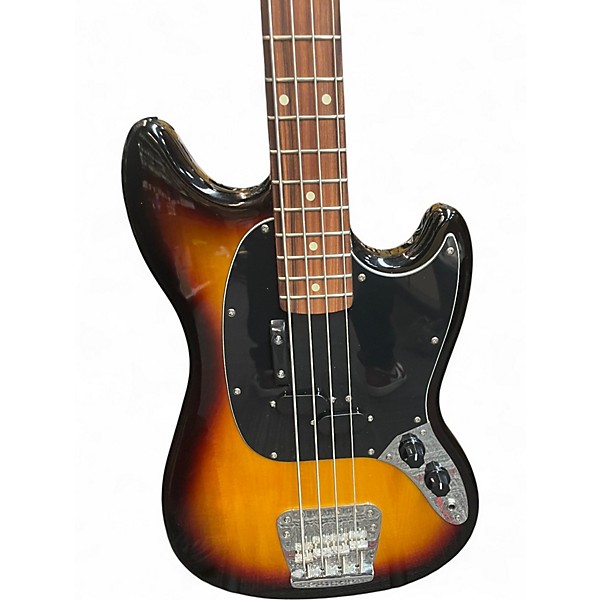 Used Fender Player Mustang Bass 2 Color Sunburst Electric Bass Guitar