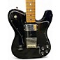 Vintage 1997 Fender 1972 Reissue Telecaster Deluxe Black Solid Body Electric Guitar