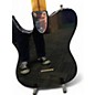 Vintage 1997 Fender 1972 Reissue Telecaster Deluxe Black Solid Body Electric Guitar