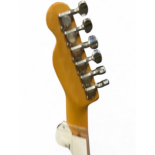 Vintage 1997 Fender 1972 Reissue Telecaster Deluxe Black Solid Body Electric Guitar