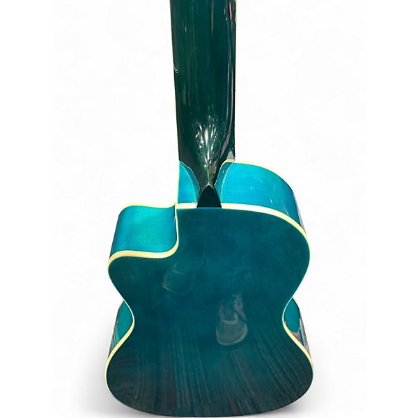 Used Luna DOLPHIN CONCERT Trans Blue Ukulele