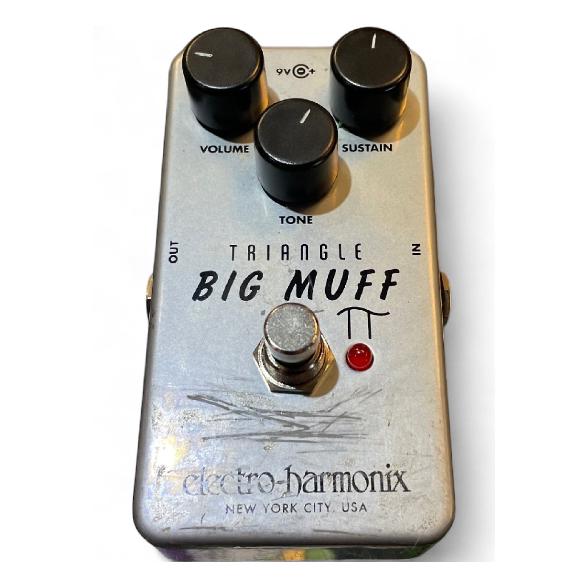 Used Electro-Harmonix Big Muff Triangle Pi Distortion Effect