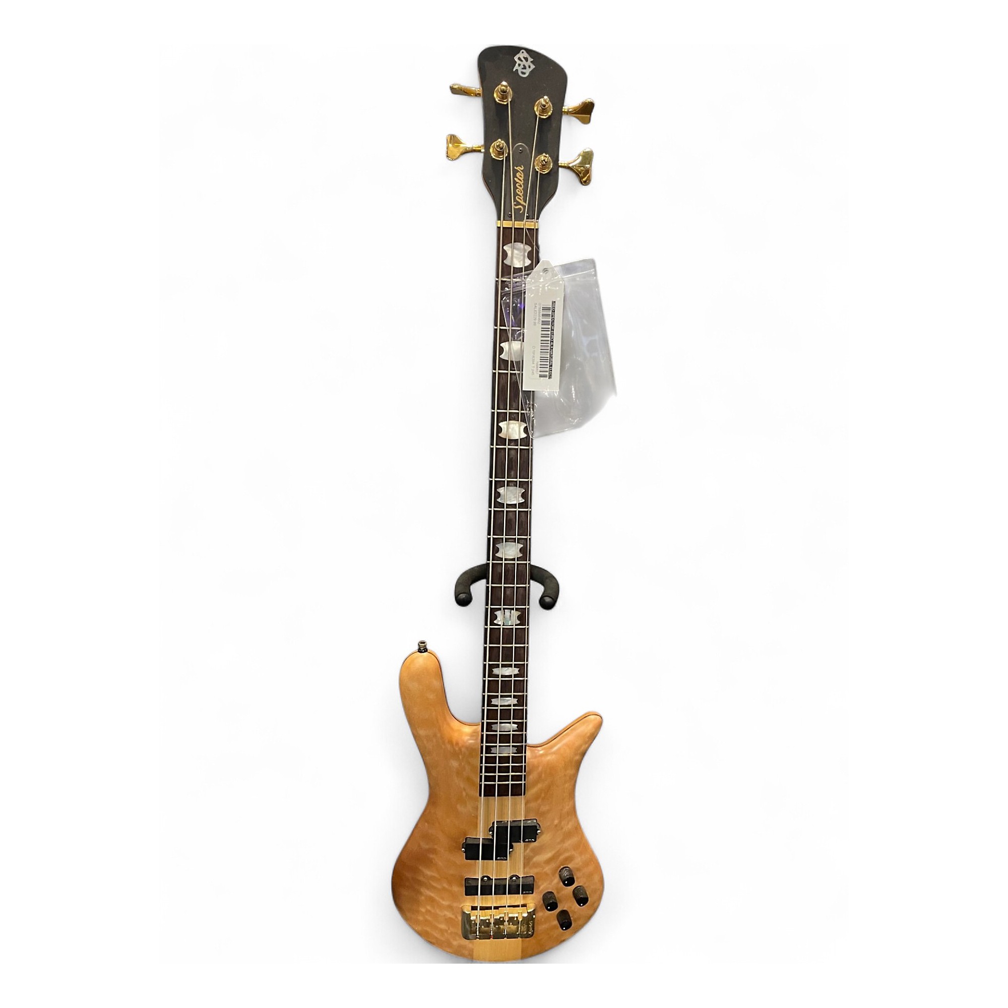 Used Spector Euro 4LX Natural Electric Bass Guitar Natural