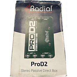 Used Radial Engineering ProD2 Sound Package