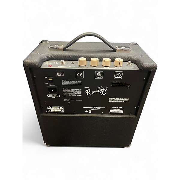 Used Fender Rumble 15 15W 1X8 Bass Combo Amp