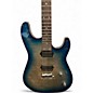 Used Kiesel THEOS Blue Burst Solid Body Electric Guitar