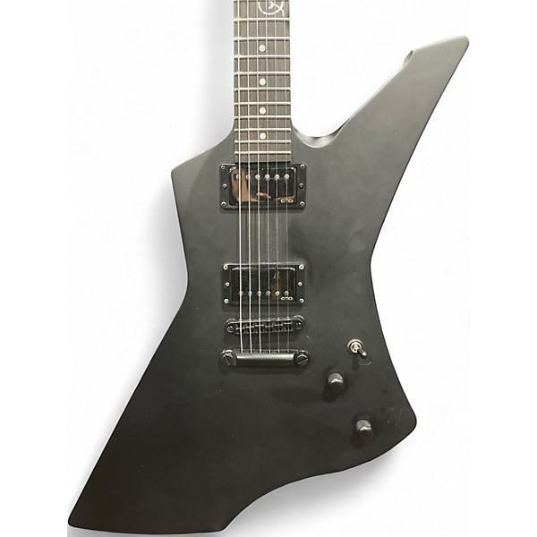 Used ESP LTD James Hetfield Snakebyte matte black Solid Body Electric Guitar