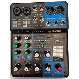 Used Yamaha MG06X Unpowered Mixer