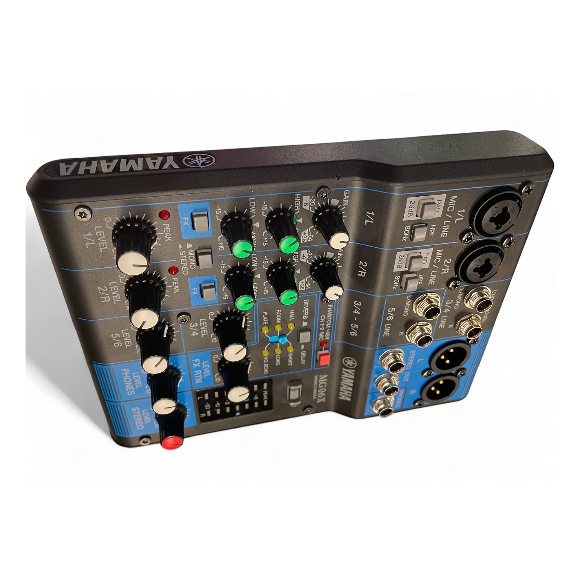 DJ機材 YAMAHA MG06X Yamaha MG06X 6-Input Effects Mixer with Cables Pack | IDJNOW