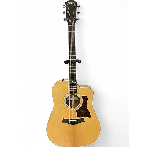 Used Taylor 210CE Natural Acoustic Electric Guitar