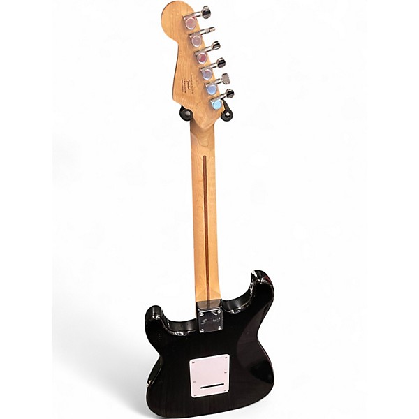 Used Squier Standard Stratocaster Black Solid Body Electric Guitar