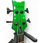 Used Schecter Guitar Research STILLETO CUSTOM 4 green sparkle  Electric Bass Guitar