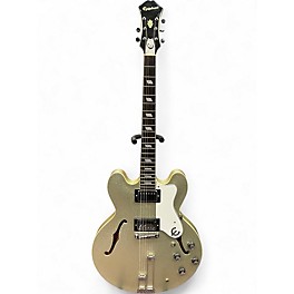 Vintage 1990s Epiphone RIVIERA SF Silver Sparkle Hollow Body Electric Guitar
