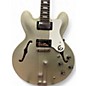 Vintage 1990s Epiphone RIVIERA SF Silver Sparkle Hollow Body Electric Guitar