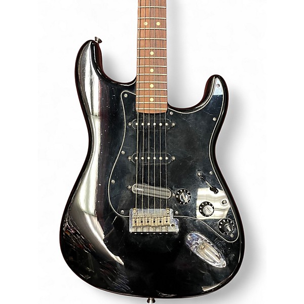 Used 2013 Fender American Standard Stratocaster Black Solid Body Electric Guitar