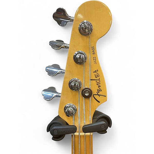 Used Fender American Deluxe Jazz Bass Sunburst Electric Bass Guitar