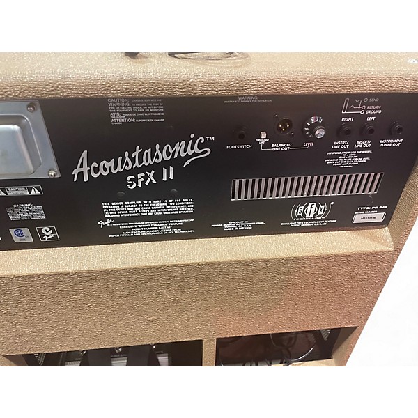 Used Fender Acoustasonic SFXII 160W Acoustic Guitar Combo Amp