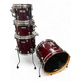 Used Taye 4 Piece STUDIO MAPLE 4 PIECE WINE RED Drum Kit