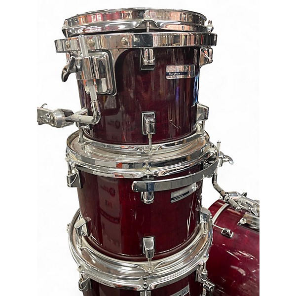 Used Taye 4 Piece STUDIO MAPLE 4 PIECE WINE RED Drum Kit