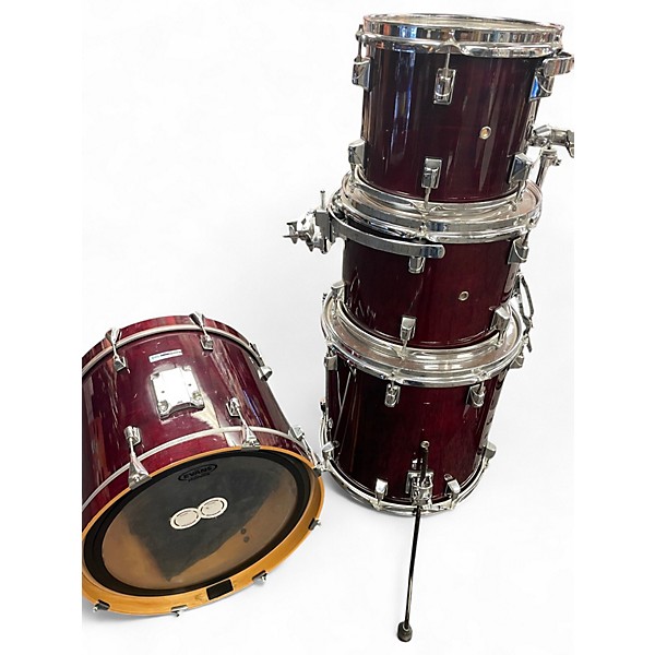 Used Taye 4 Piece STUDIO MAPLE 4 PIECE WINE RED Drum Kit