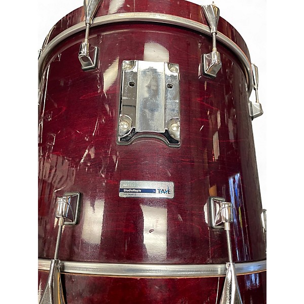 Used Taye 4 Piece STUDIO MAPLE 4 PIECE WINE RED Drum Kit