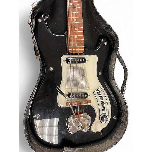 Used 1960s Hagstrom I Black Solid Body Electric Guitar