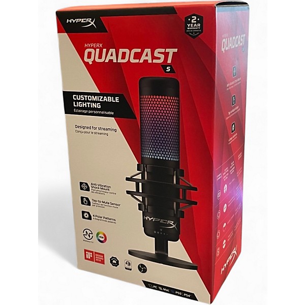 Used Hyper X  QuadCast USB Microphone