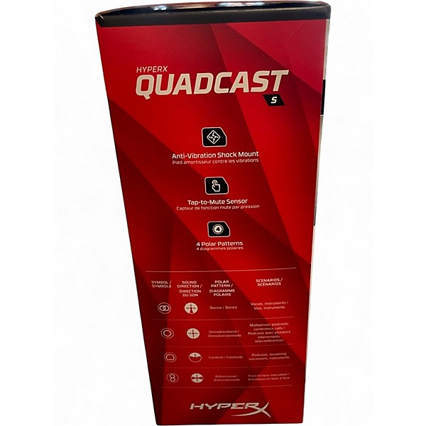 Used Hyper X  QuadCast USB Microphone