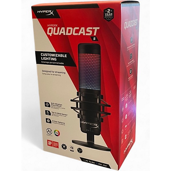 Used Hyper X  QUADCAST USB Microphone