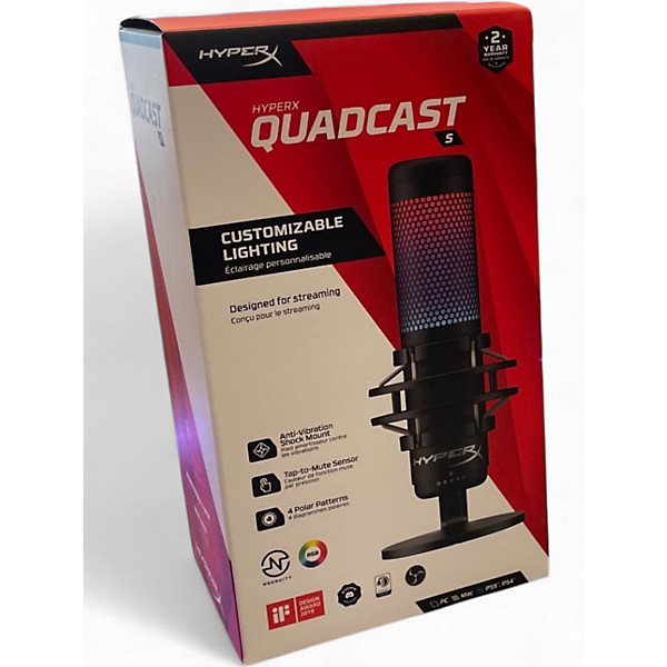 Used Hyper X QuadCast USB Microphone