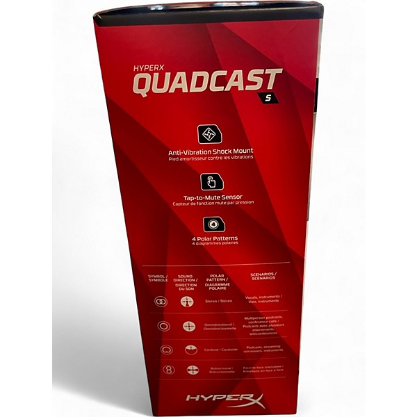 Used Hyper X QuadCast USB Microphone