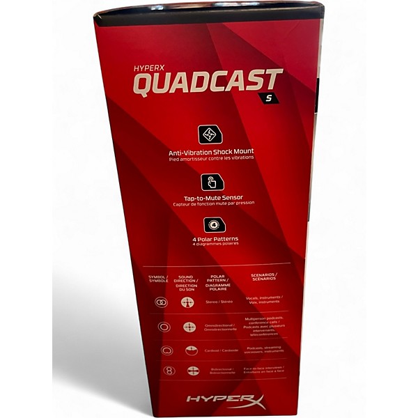 Used Hyperx QuadCast USB Microphone