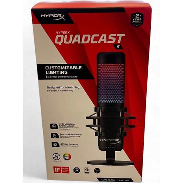 Used Hyperx QuadCast USB Microphone