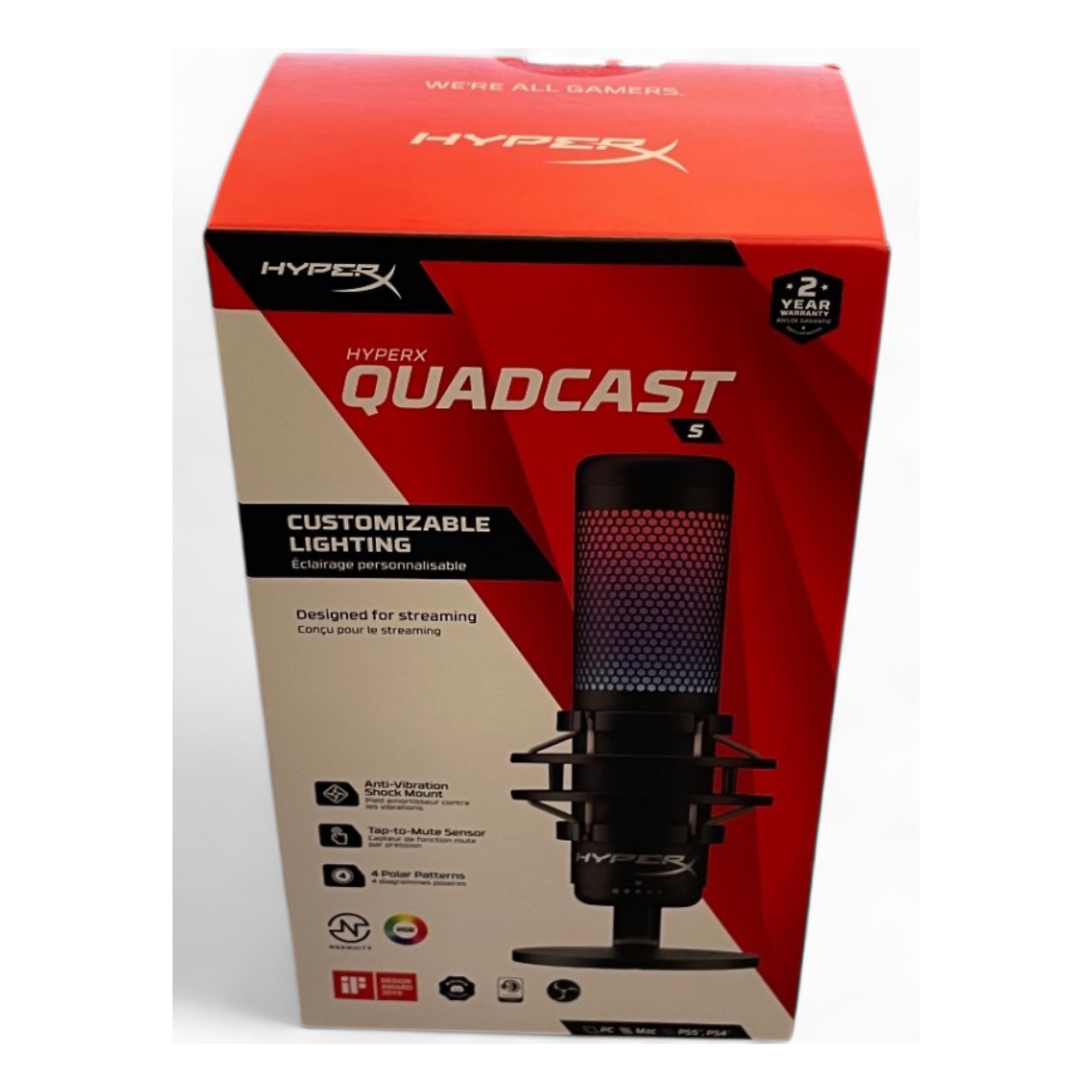 ジャンク品　HYPERX QUADCAST Used Hyperx QuadCast USB Microphone | Guitar Center