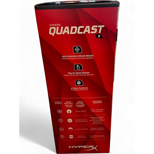 Used Hyperx QuadCast USB Microphone