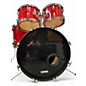 Vintage 1970s Ludwig 4 Piece Super Classic Red Sparkle Drum Kit thumbnail