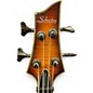 Used Schecter Guitar Research Omen 4 String Brown Sunburst Electric Bass Guitar